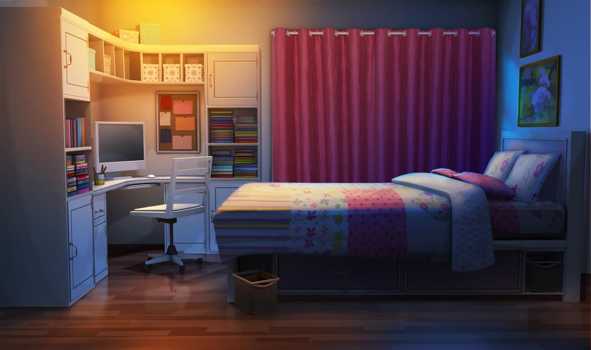 Cute Anime Bedroom Wallpapers Wallpapers