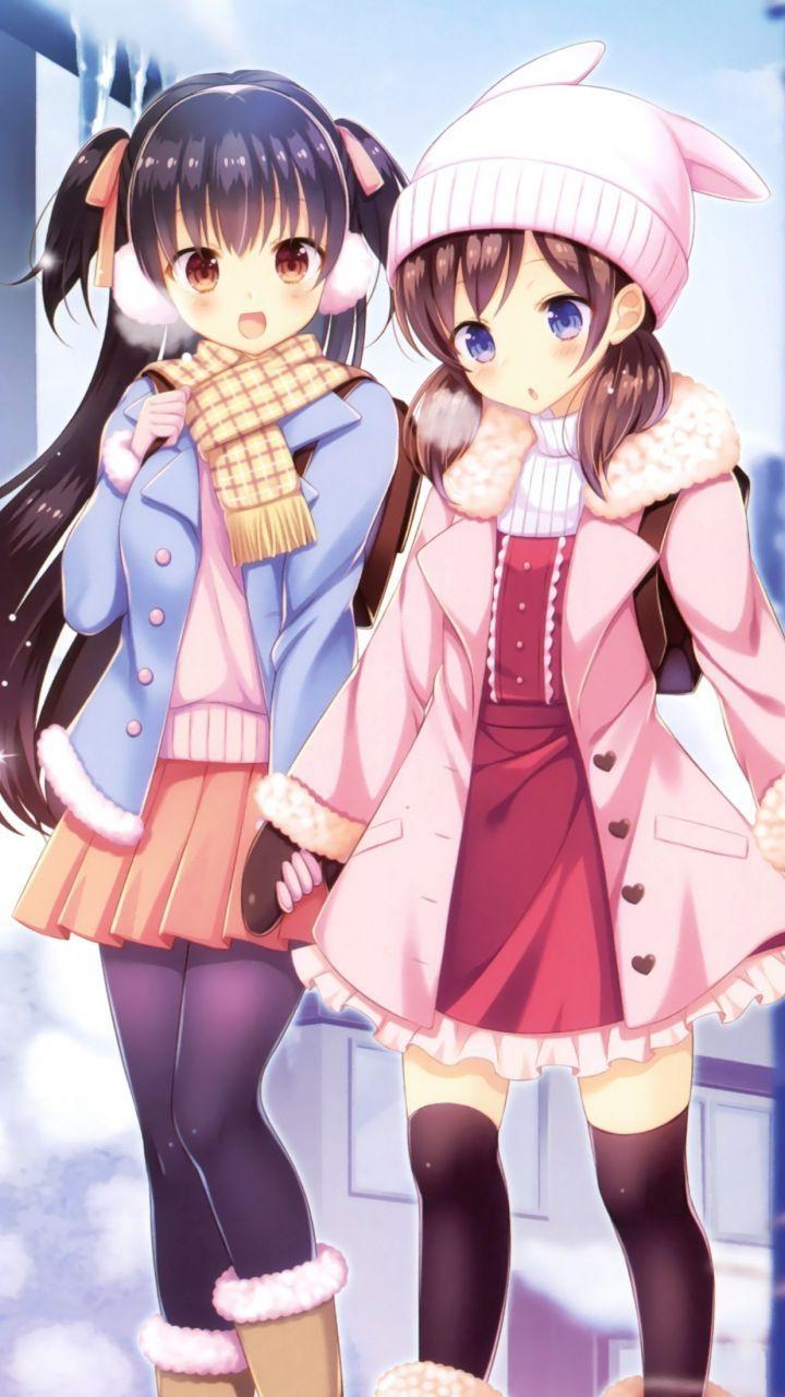 Cute Anime Best Friends Wallpapers
