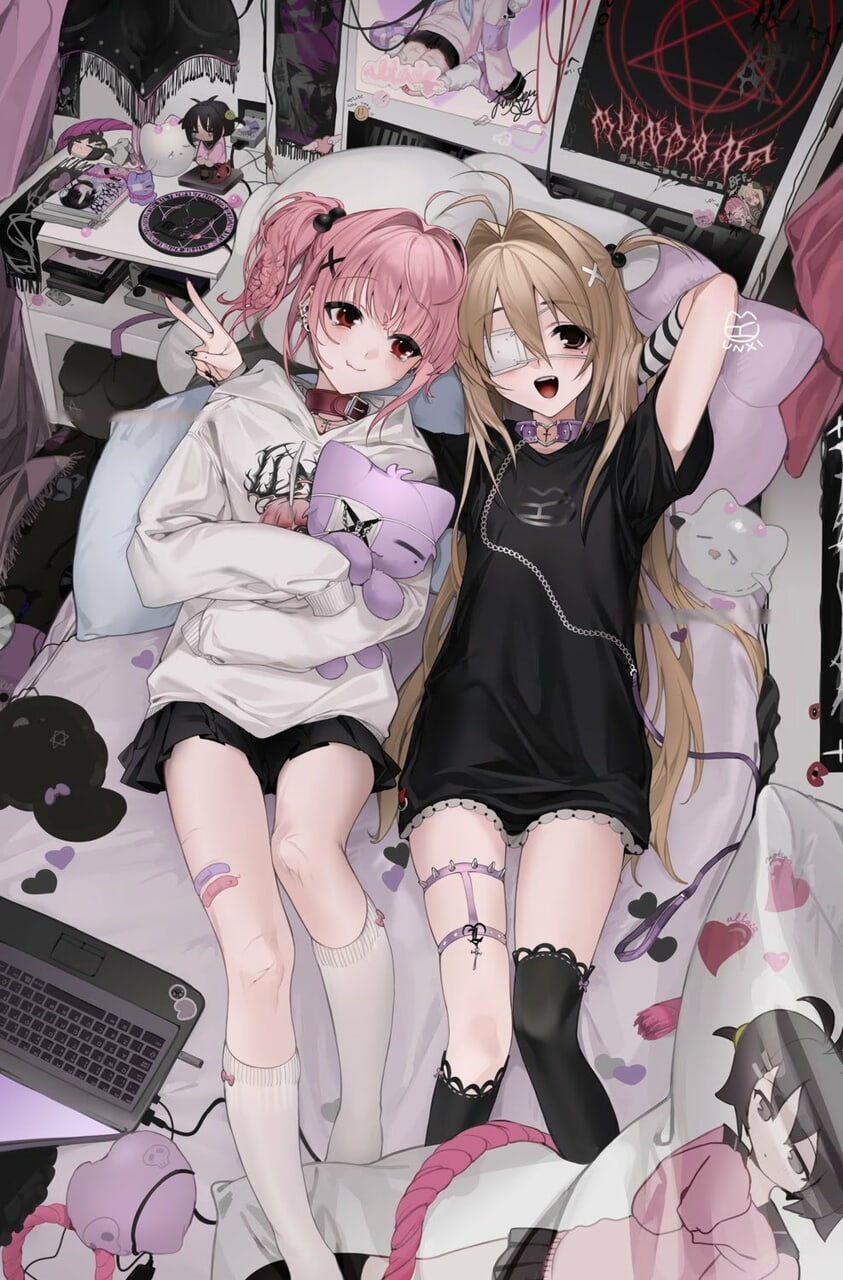Cute Anime Best Friends Wallpapers