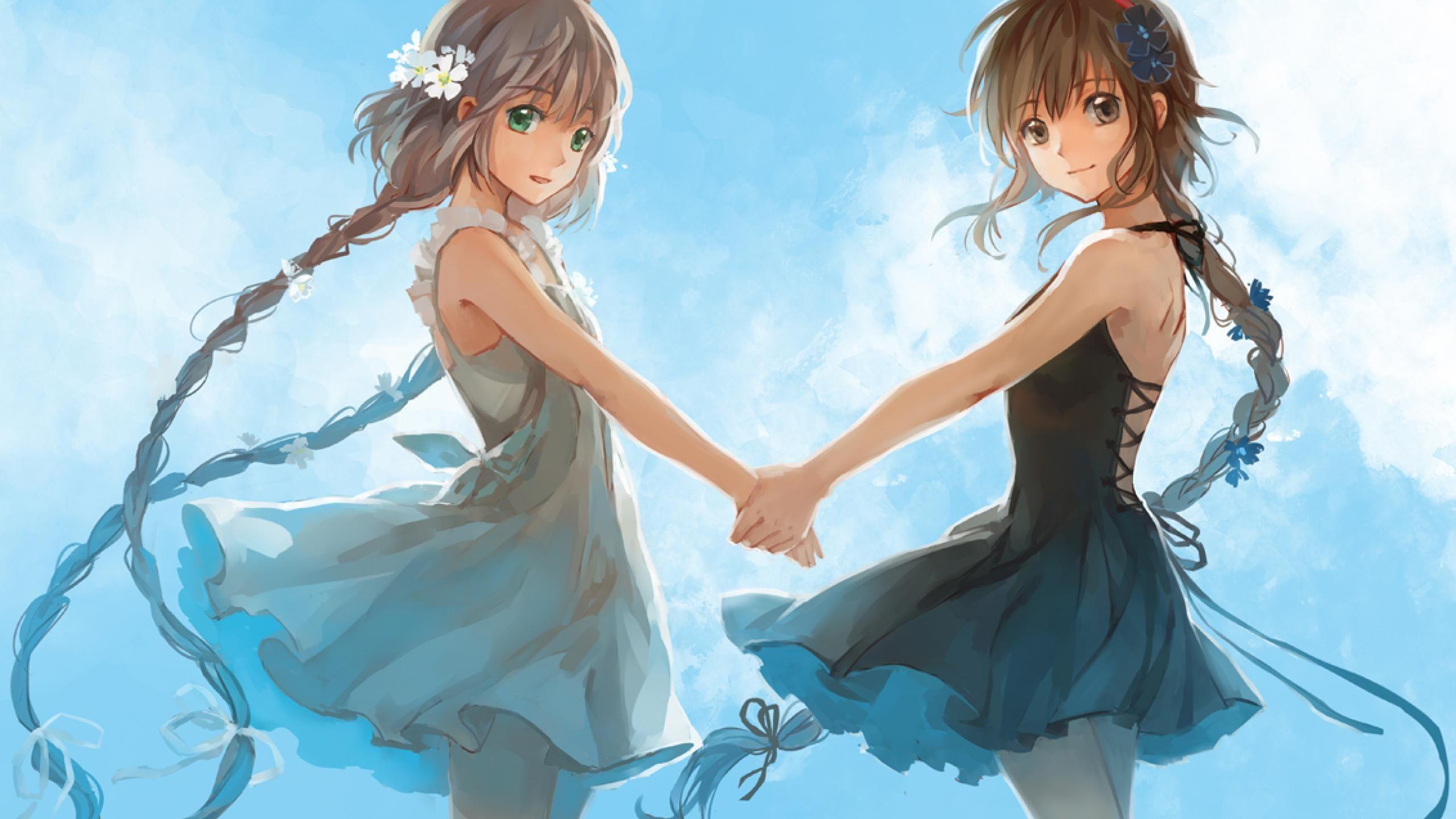 Cute Anime Best Friends Wallpapers