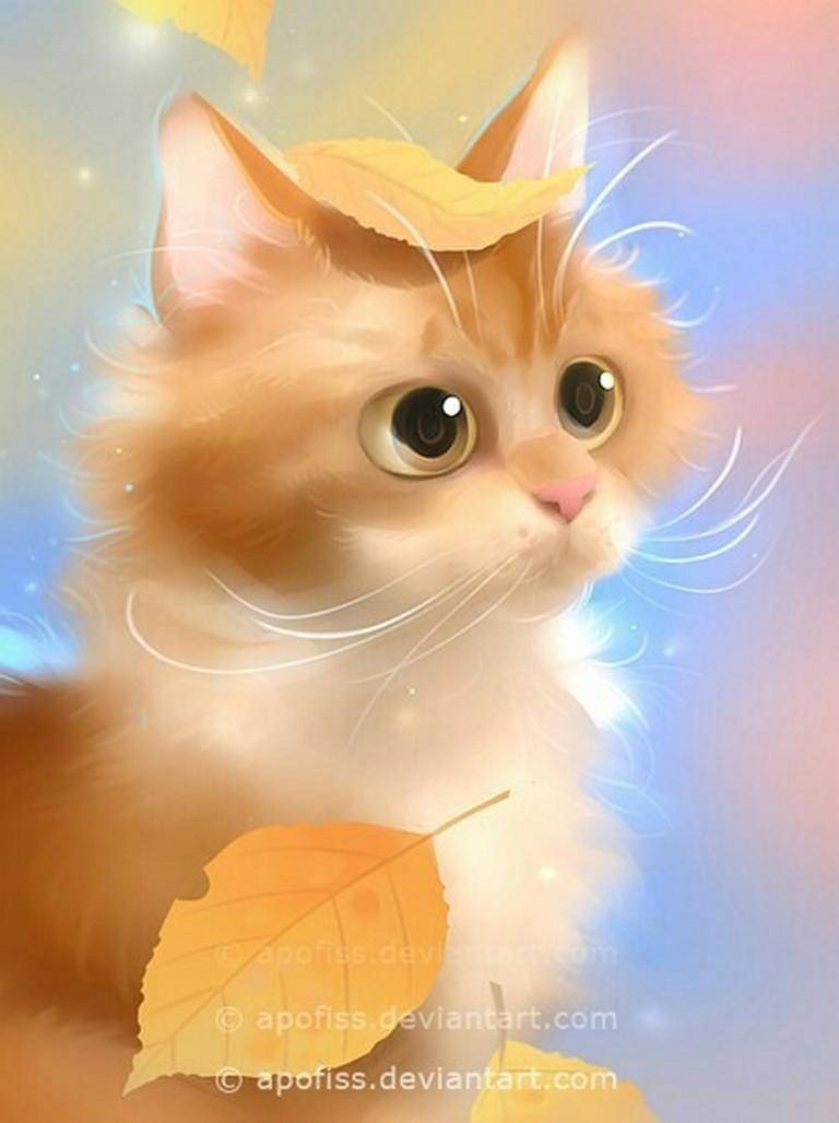 Cute Anime Cat Wallpapers