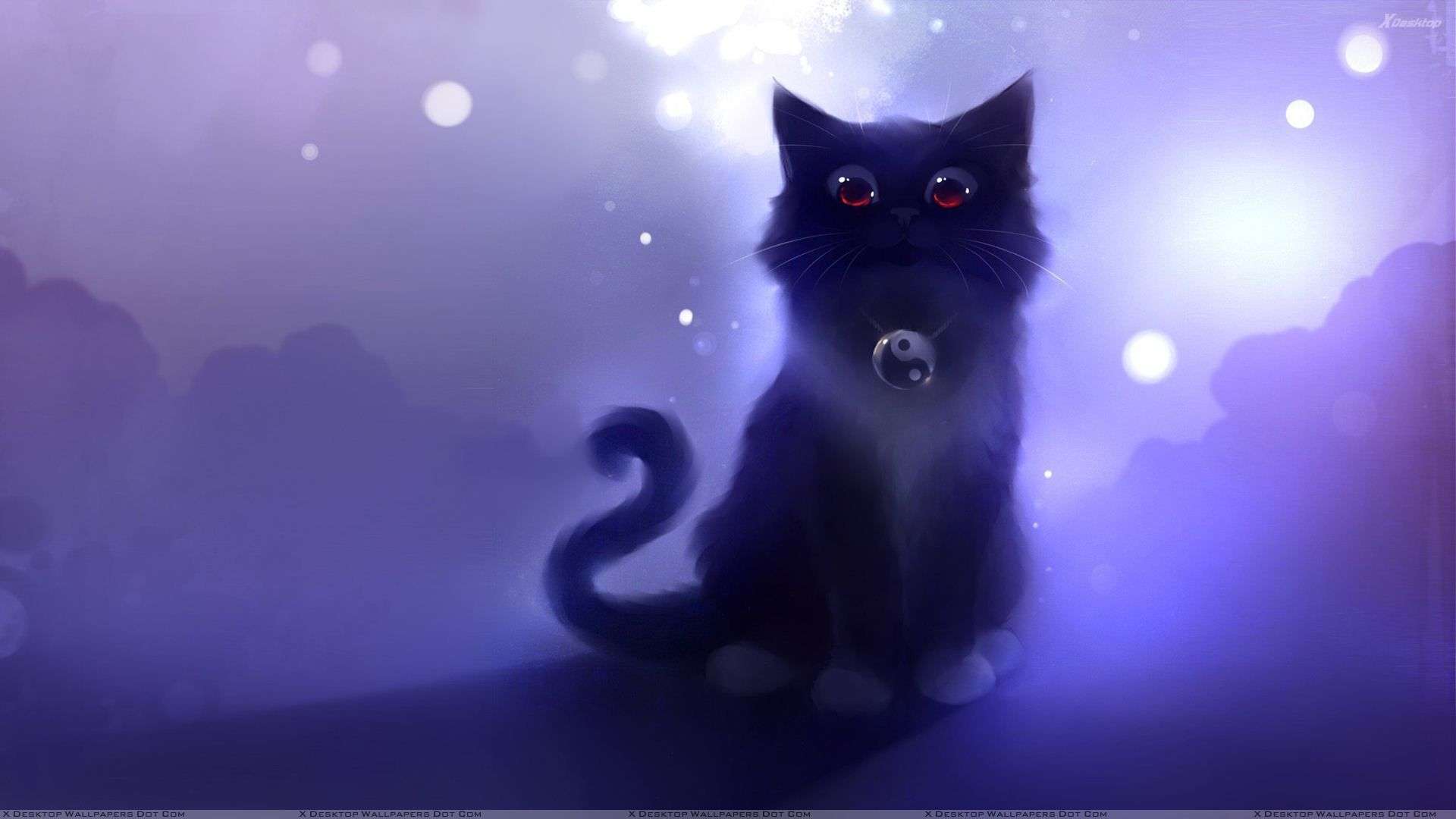 Cute Anime Cat Wallpapers