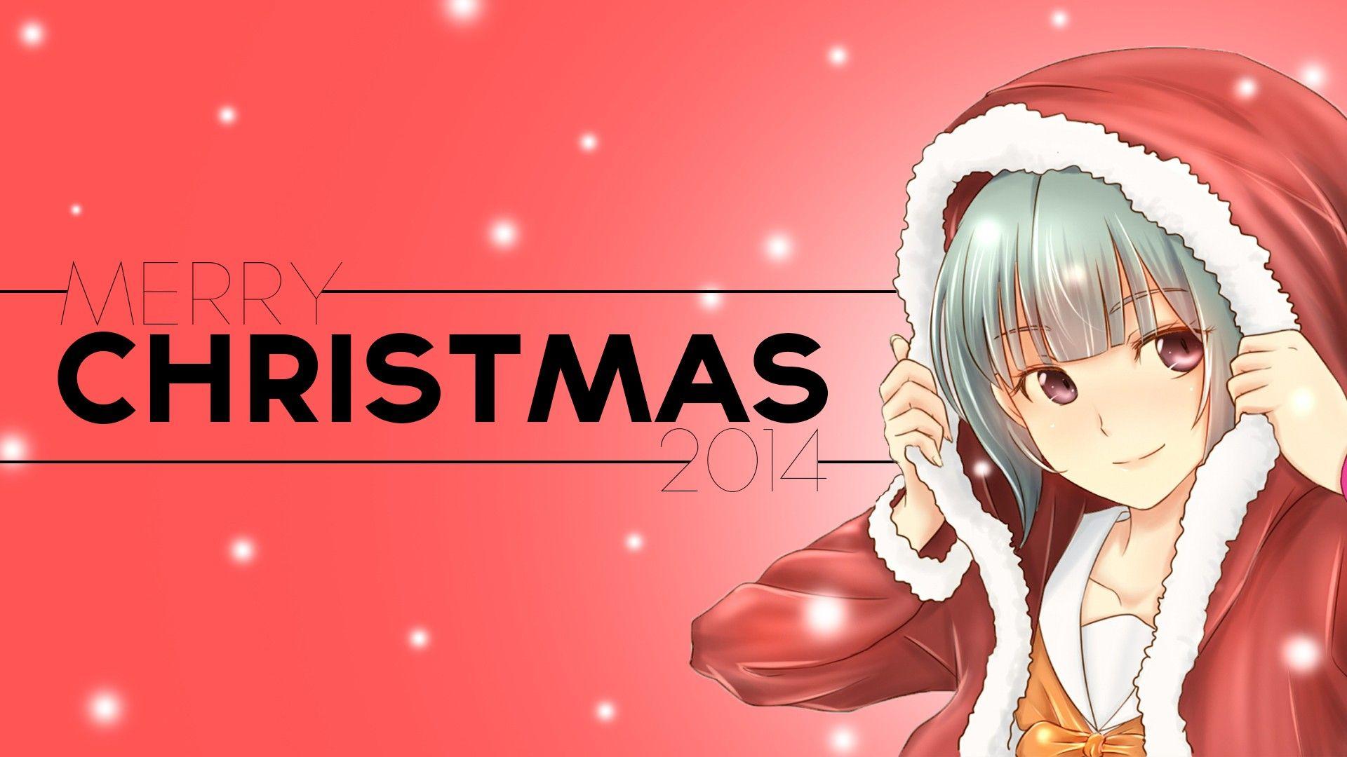 Cute Anime Christmas Girl Wallpapers