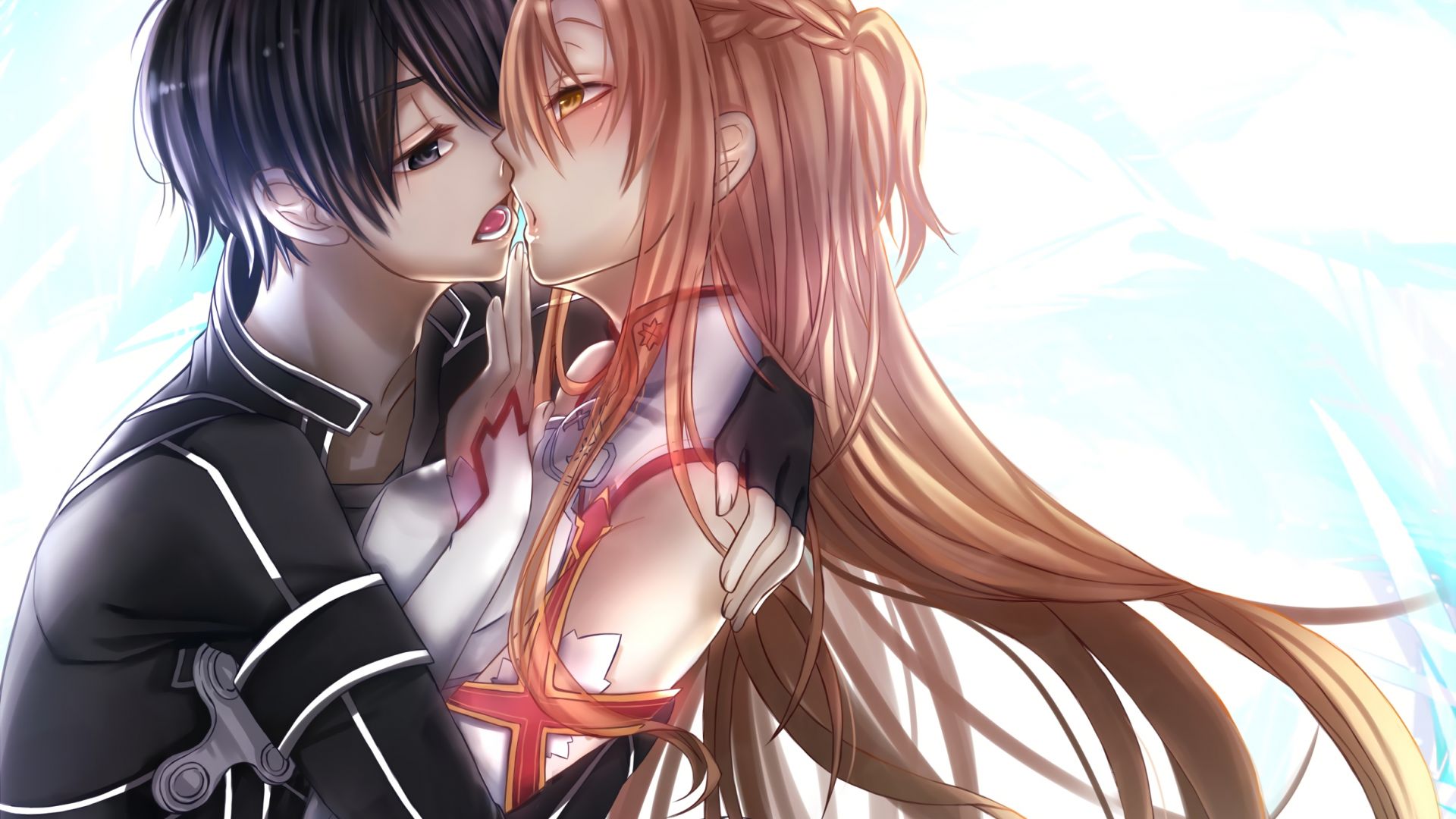 Cute Anime Couple Kissing Wallpapers Wallpapers