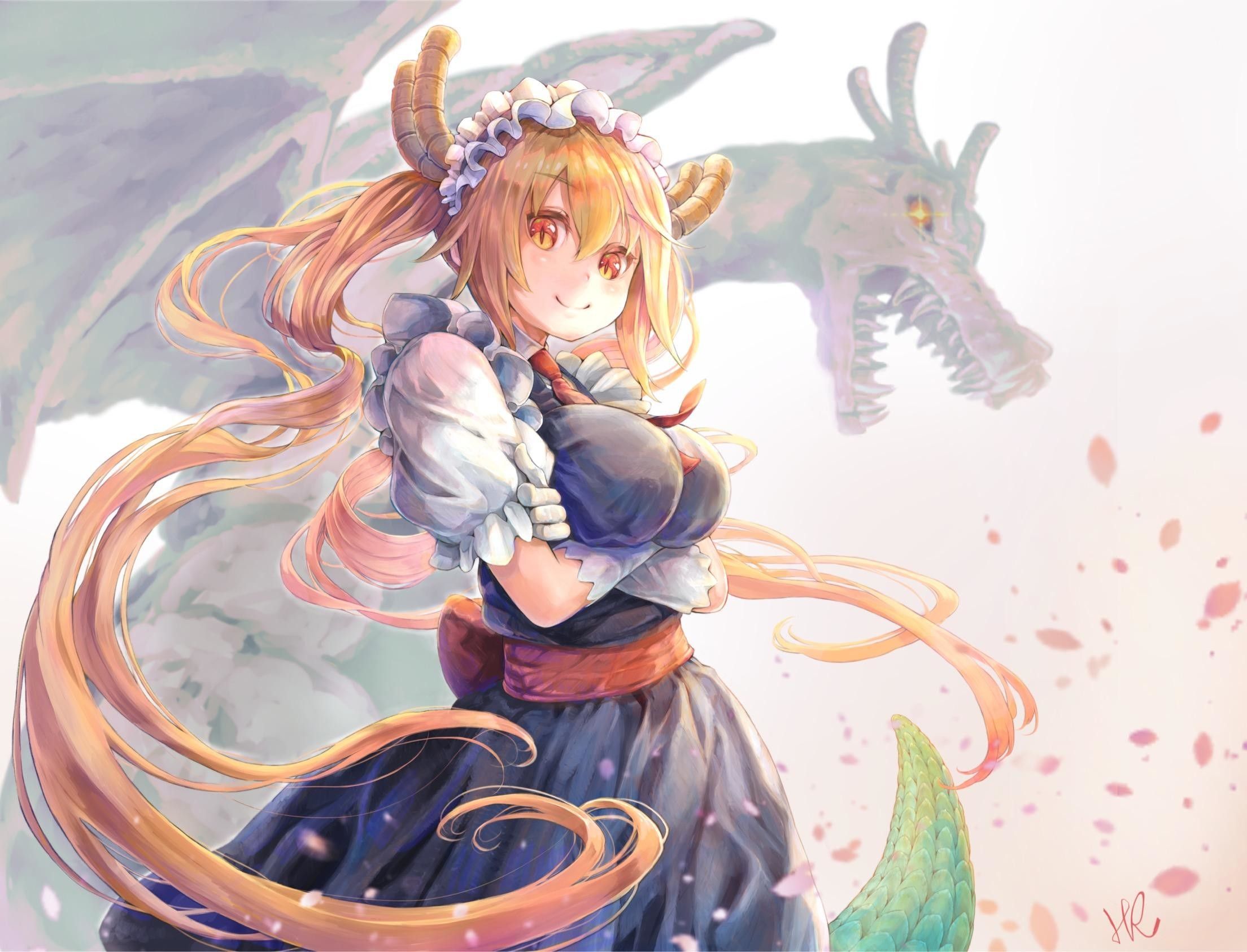 Cute Anime Dragon Girl Wallpapers Wallpapers