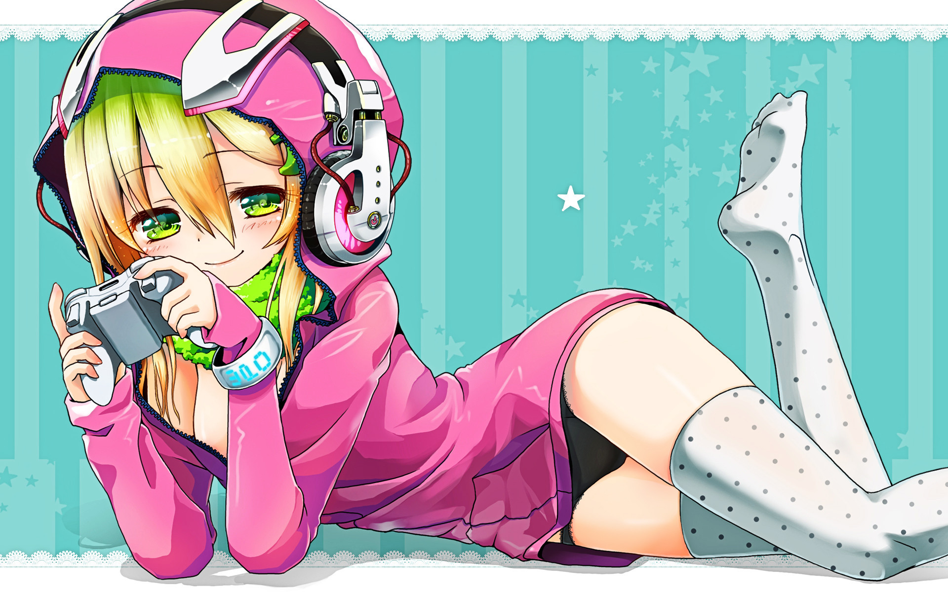 Cute Anime Gamer Girl Wallpapers