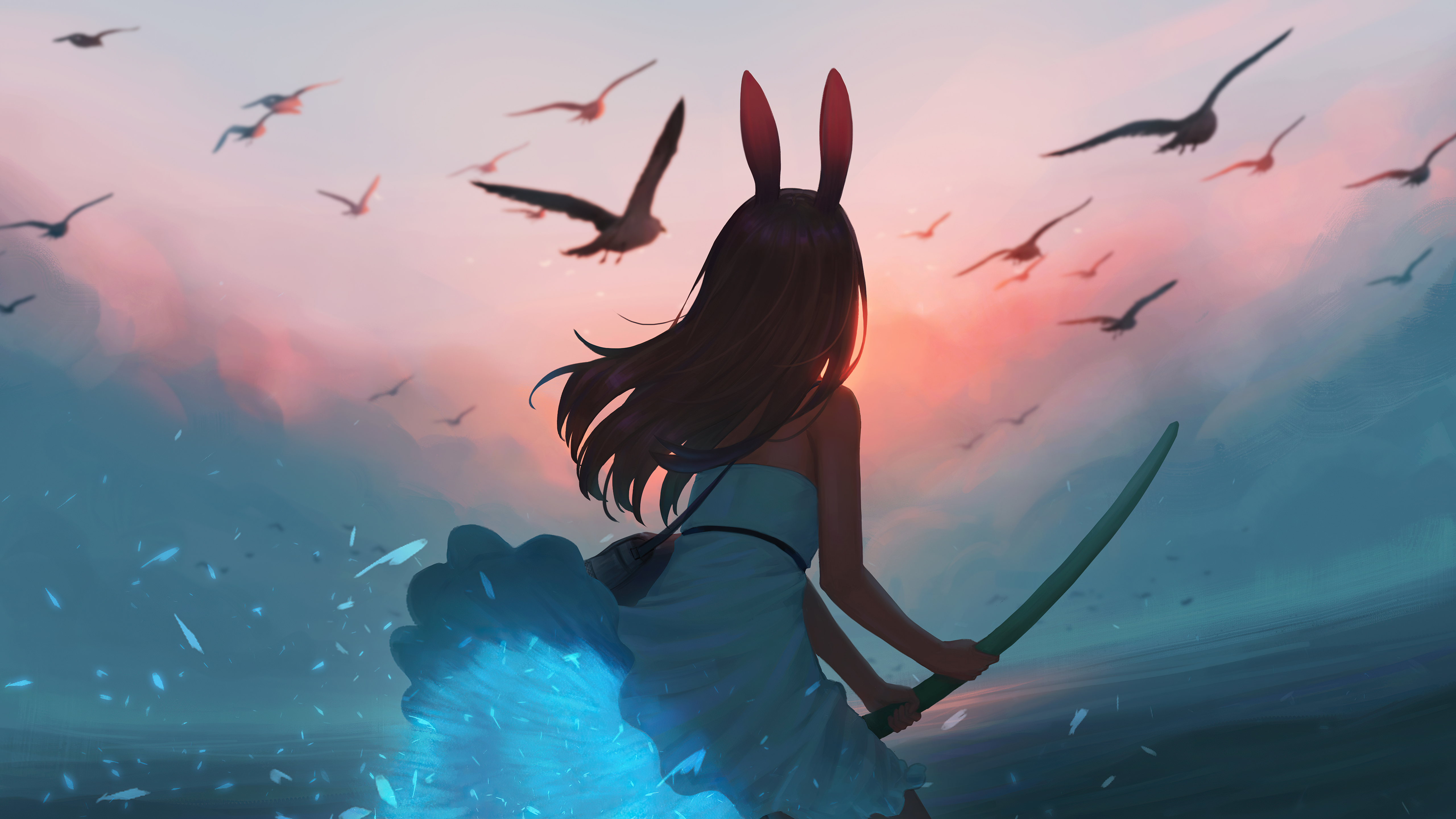 Cute Anime Girl Bunny Wallpapers Wallpapers