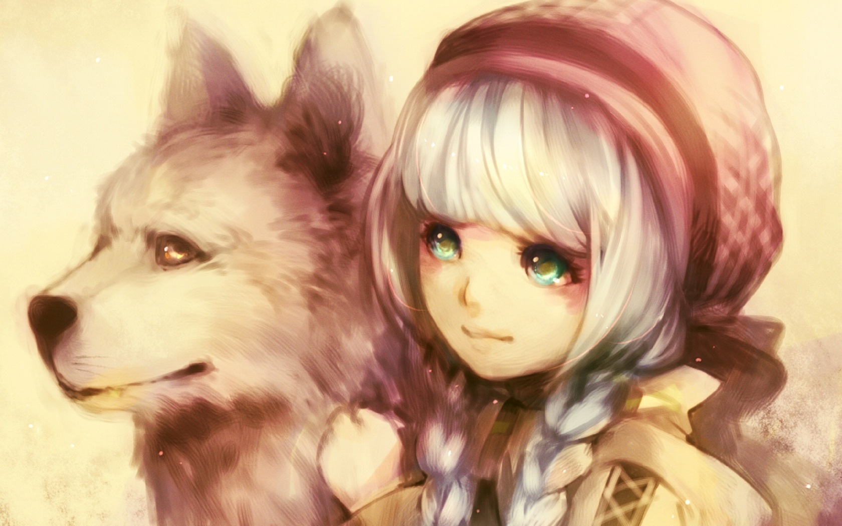 Cute Anime Girl Wolf Wallpapers Wallpapers