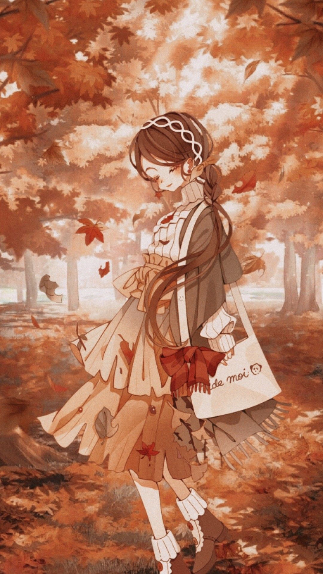 Cute Anime Girls Autumn Wallpapers Wallpapers