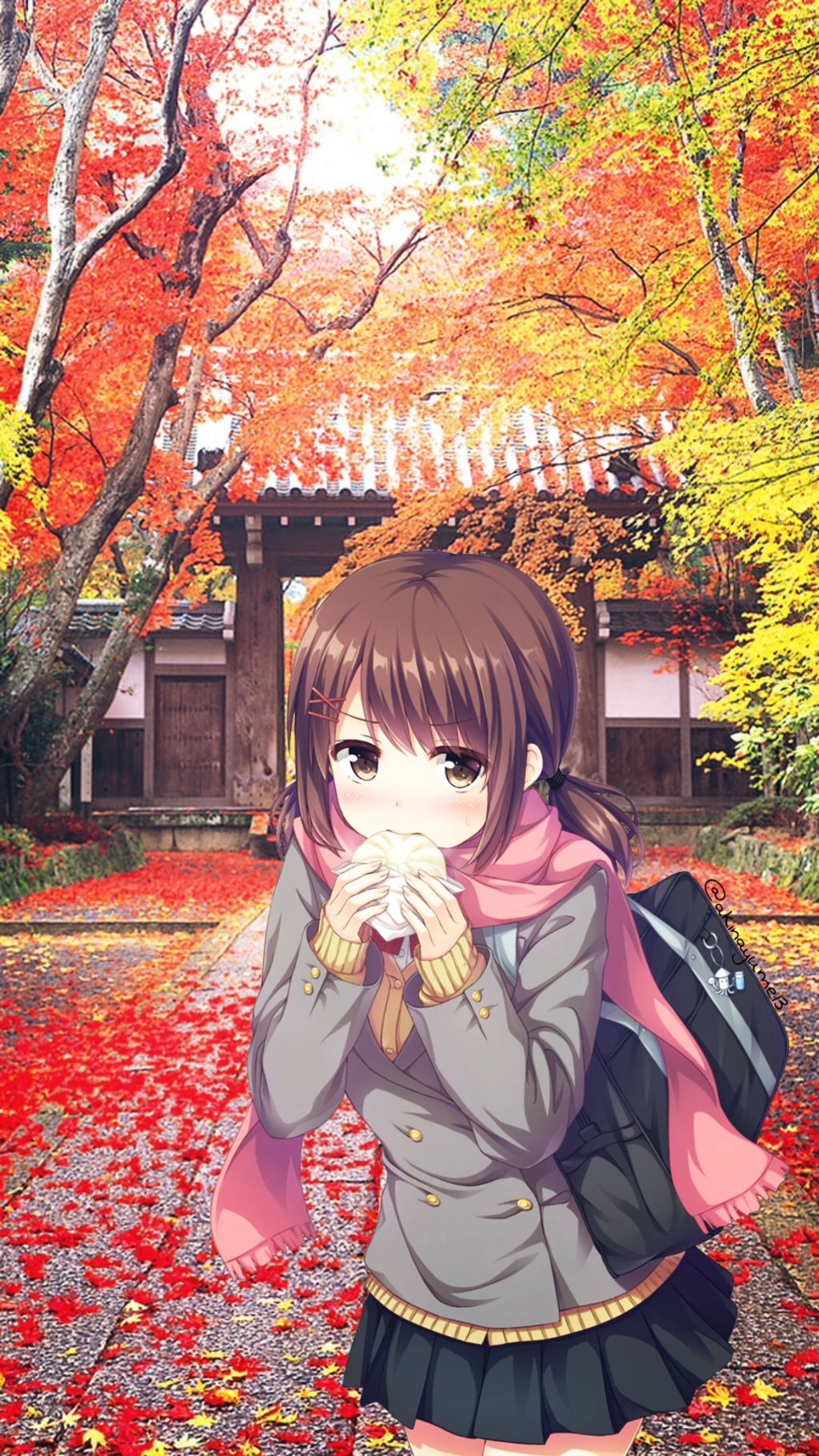 Cute Anime Girls Autumn Wallpapers Wallpapers