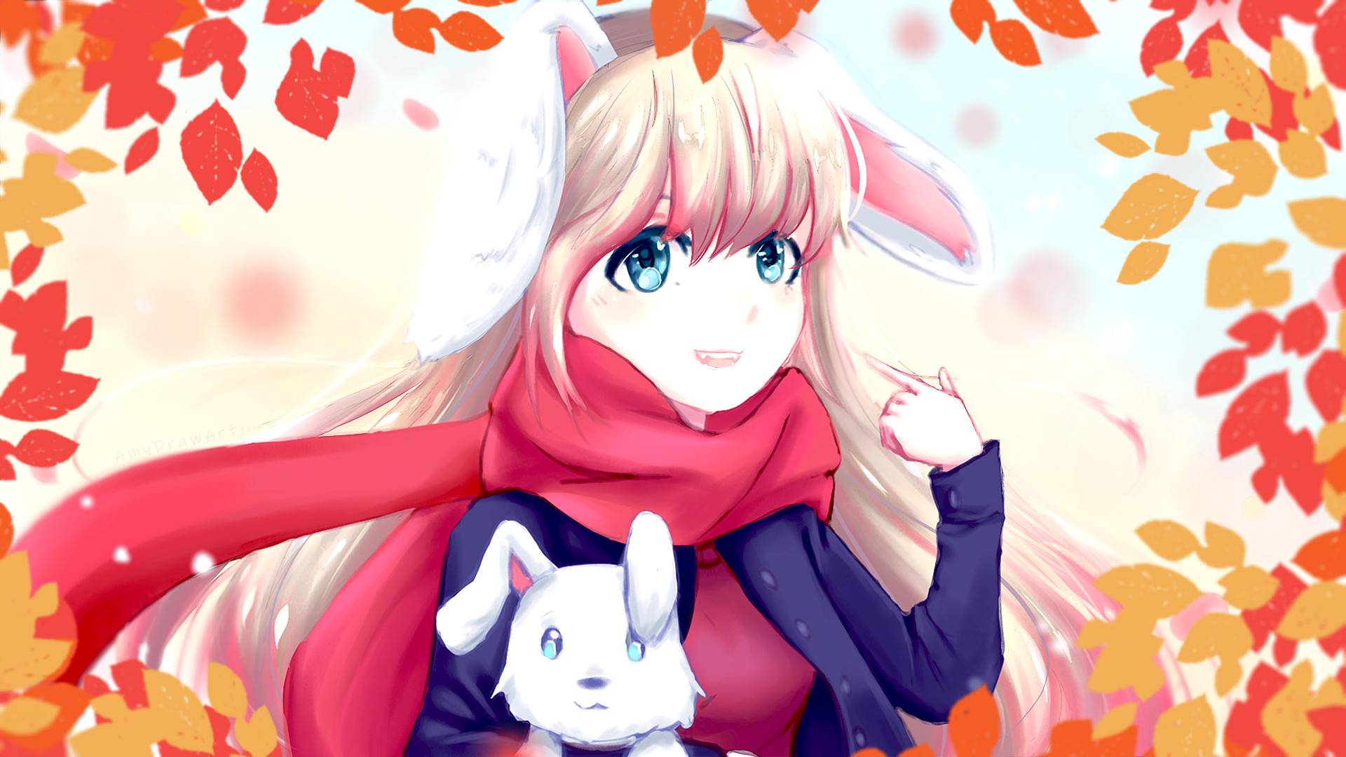 Cute Anime Girls Autumn Wallpapers Wallpapers