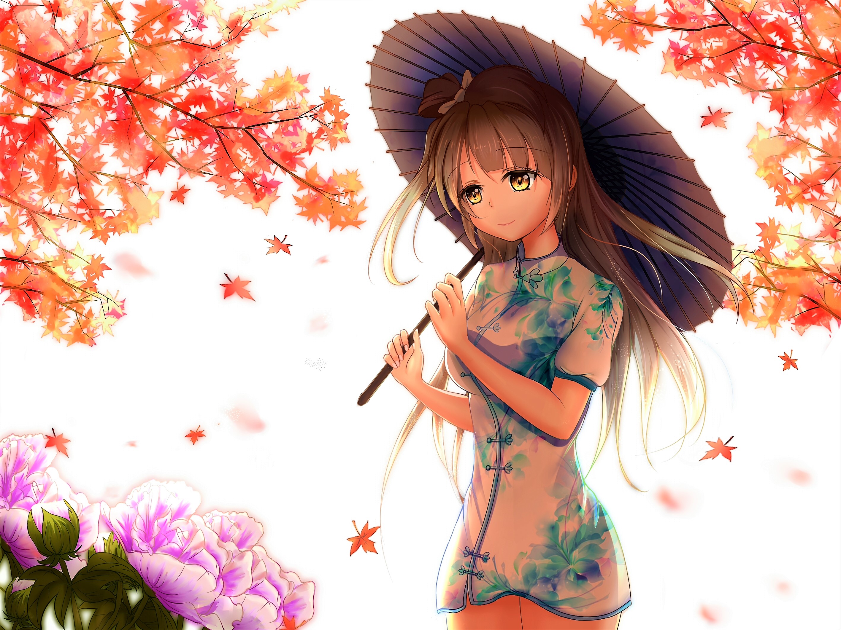 Cute Anime Girls Autumn Wallpapers Wallpapers