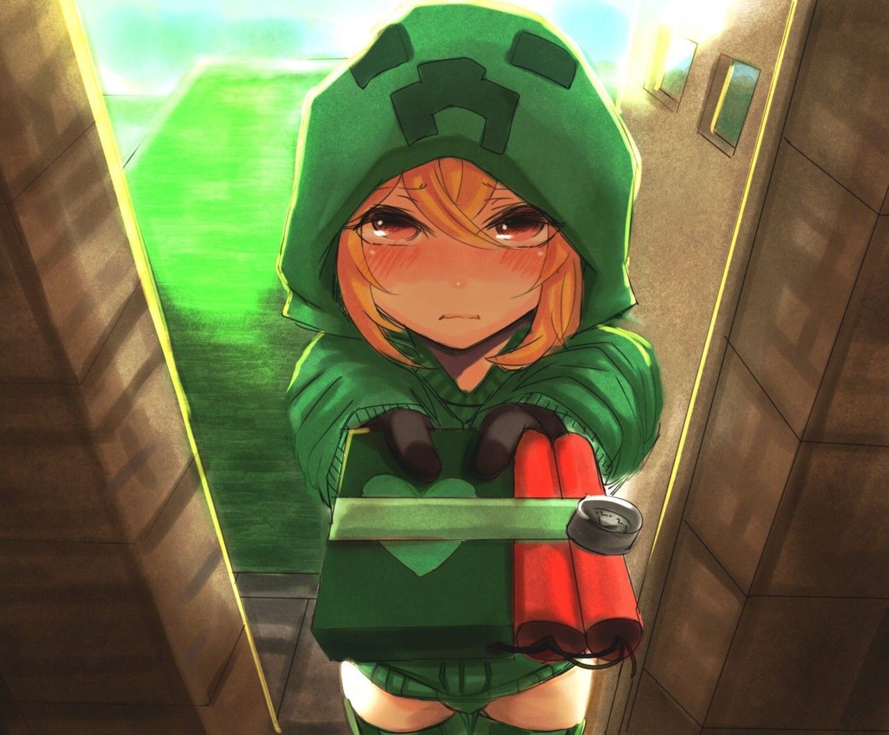 Cute Anime Girls Minecraft Wallpapers Wallpapers