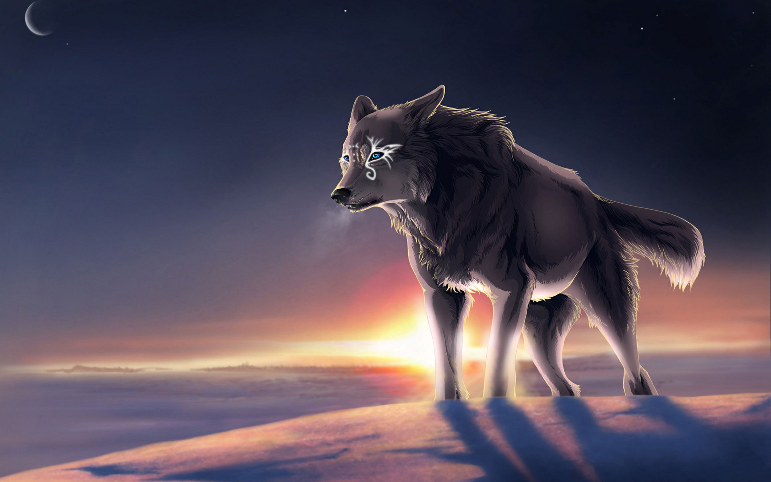 Cute Anime Wolf Wallpapers