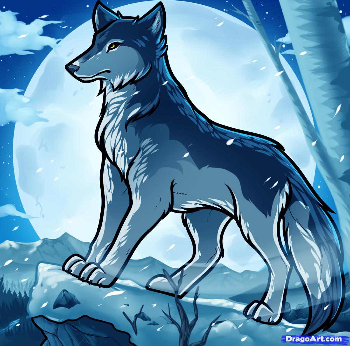 Cute Anime Wolf Wallpapers