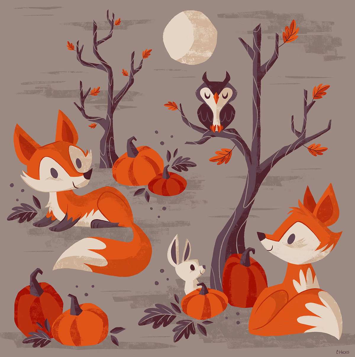 Cute Autumn Animals Wallpapers