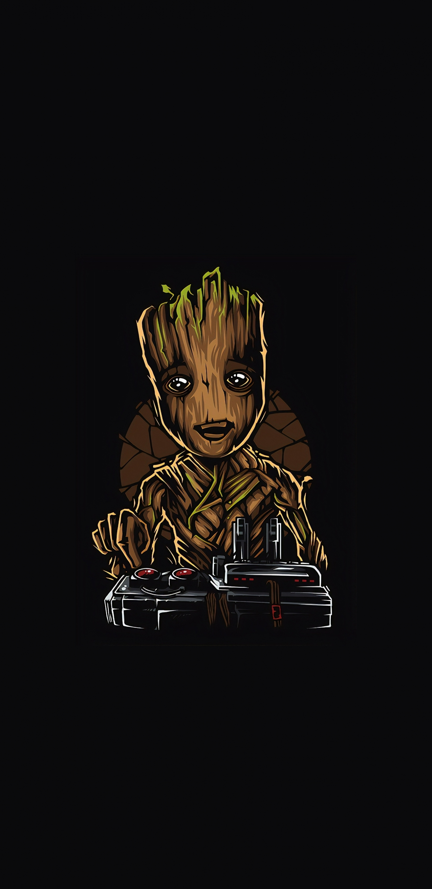 Cute Baby Groot In Guardians Of The Galaxy Wallpapers