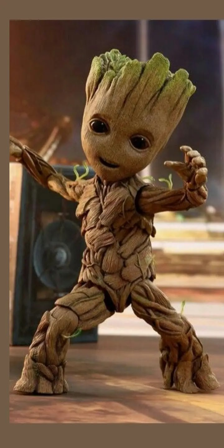 Cute Baby Groot In Guardians Of The Galaxy Wallpapers