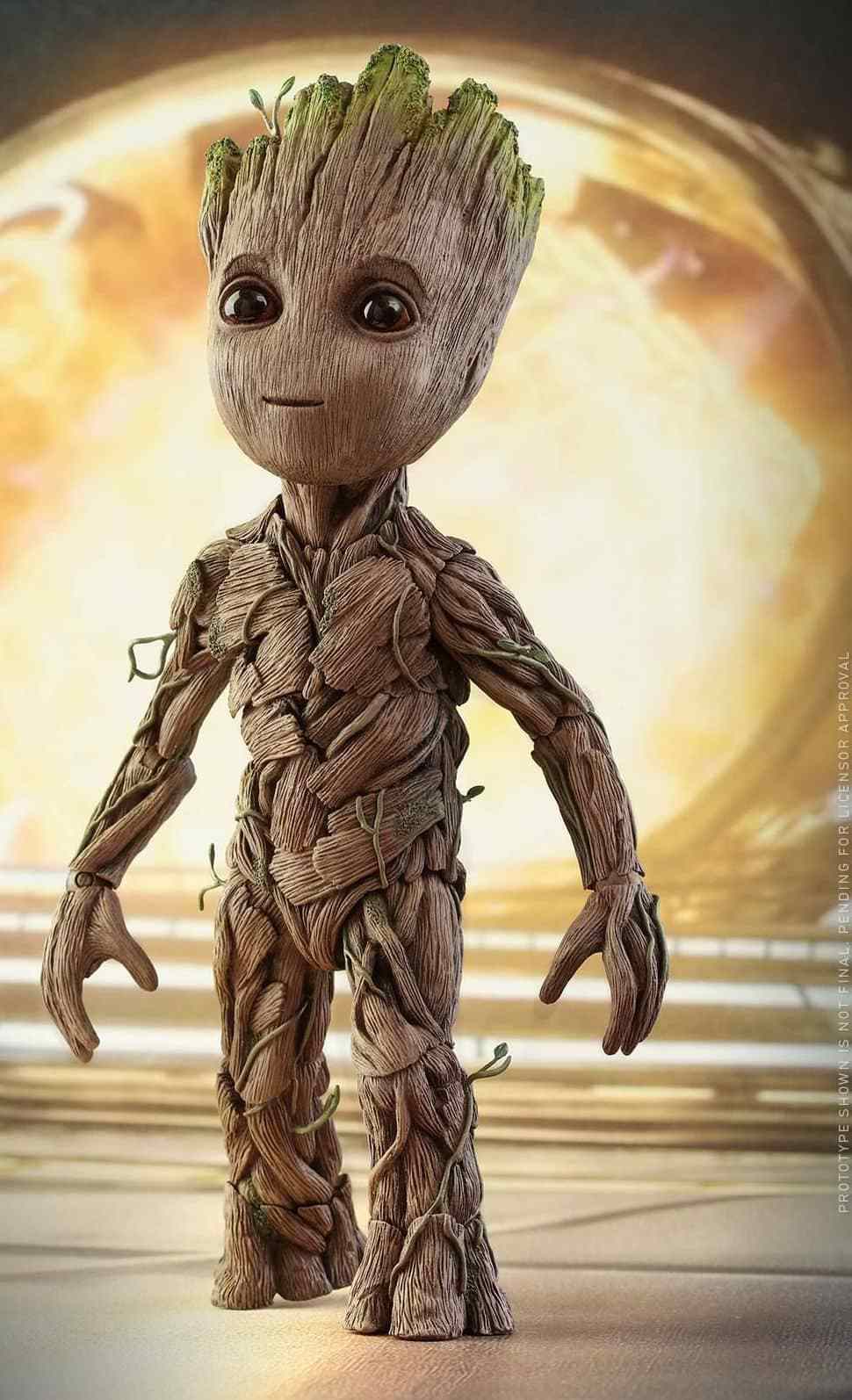 Cute Baby Groot In Guardians Of The Galaxy Wallpapers