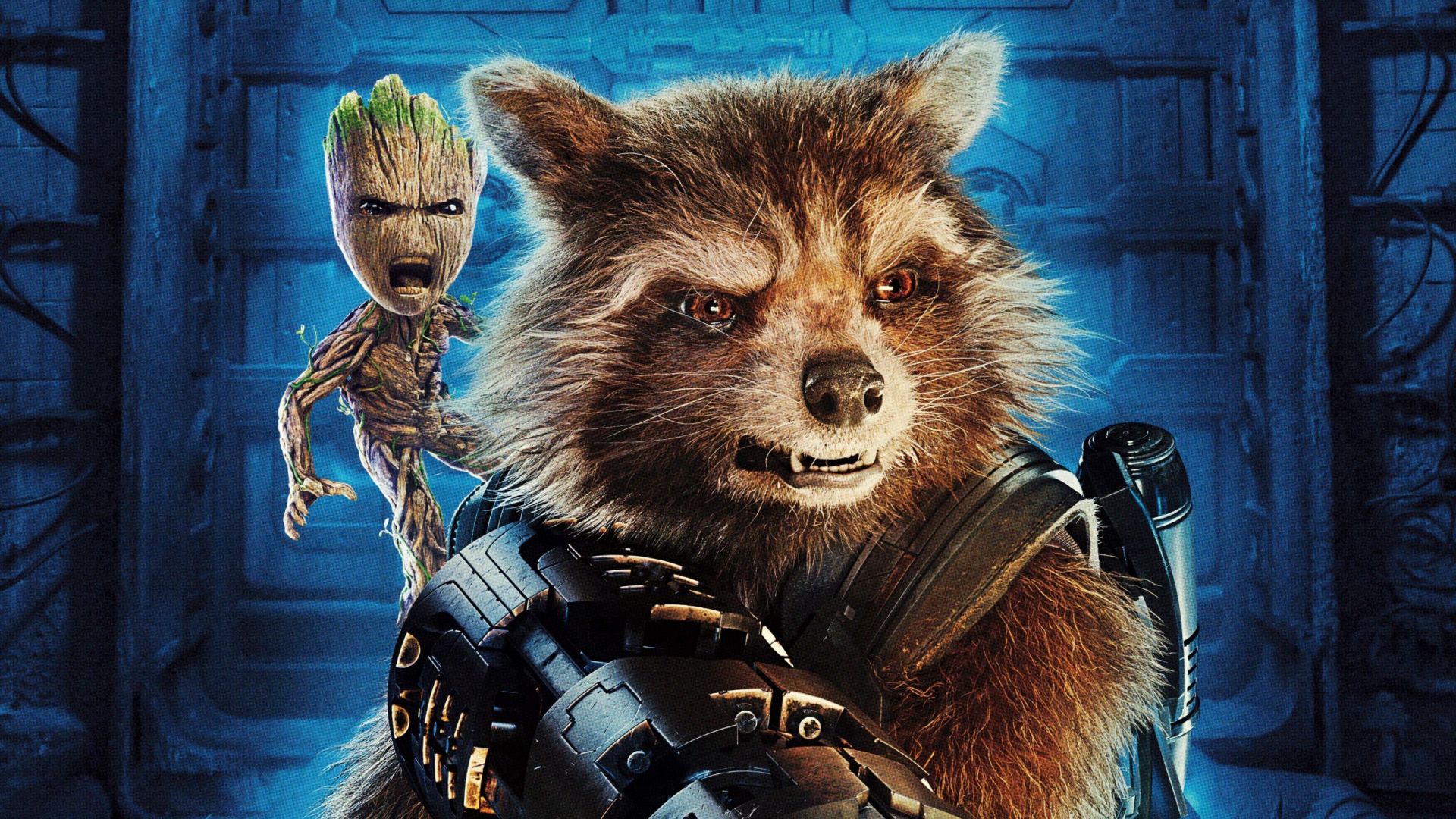 Cute Baby Groot In Guardians Of The Galaxy Wallpapers