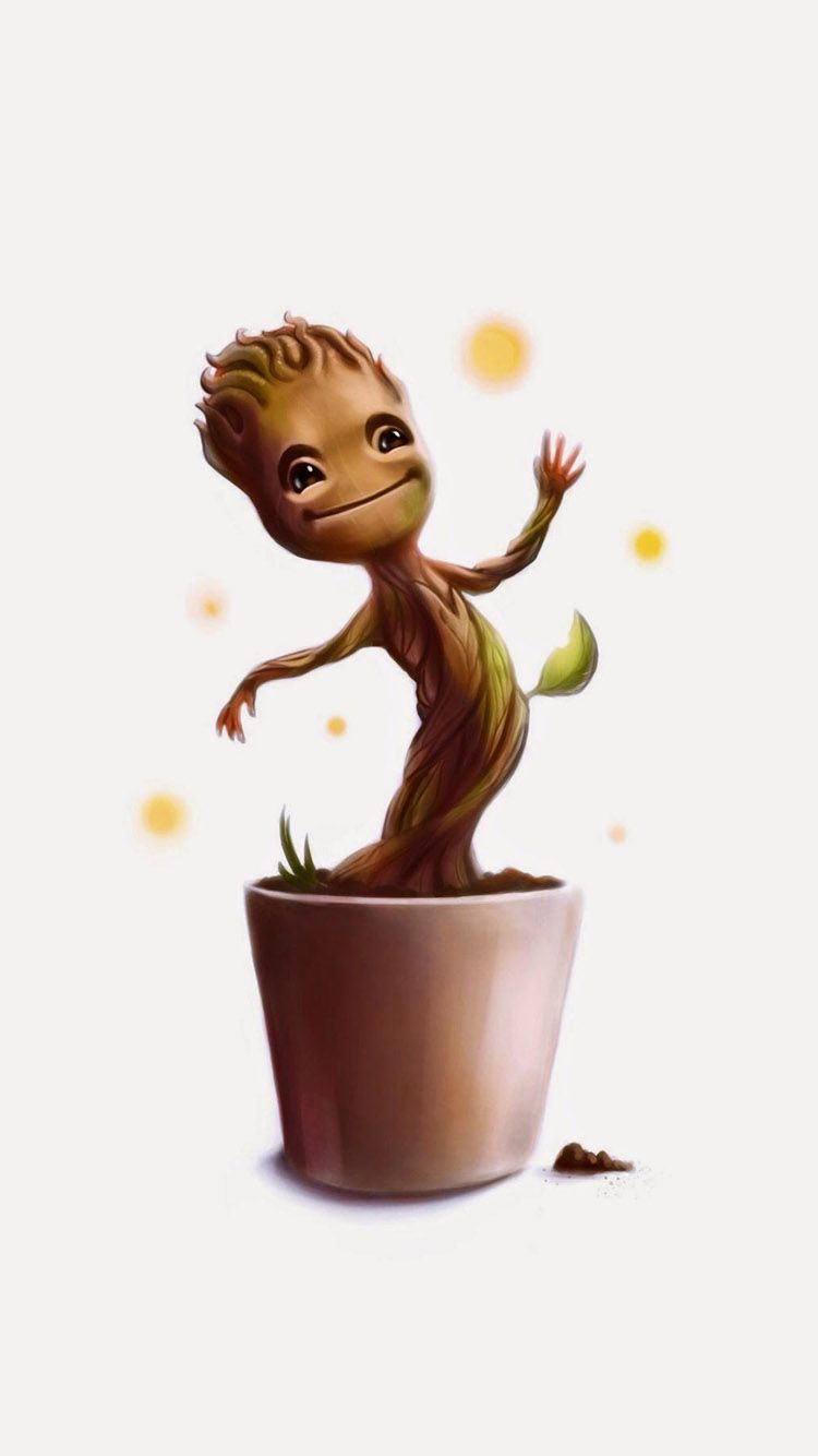 Cute Baby Groot Wallpapers Wallpapers