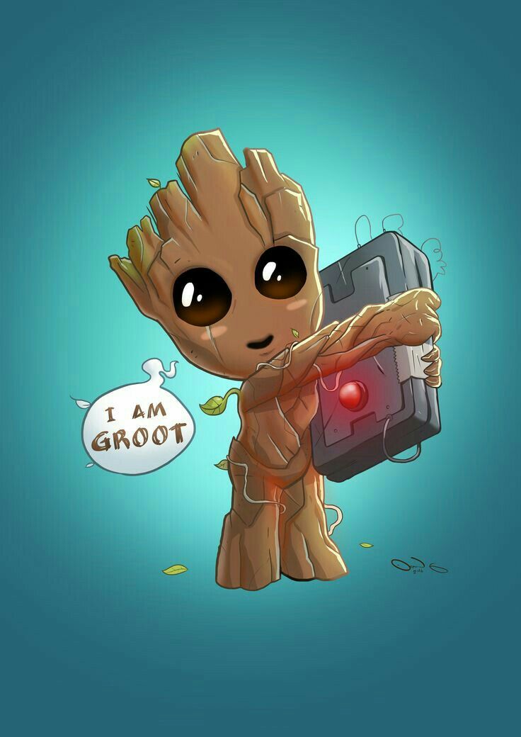 Cute Baby Groot Wallpapers Wallpapers