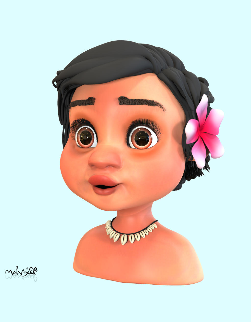 Cute Baby Moana Wallpapers