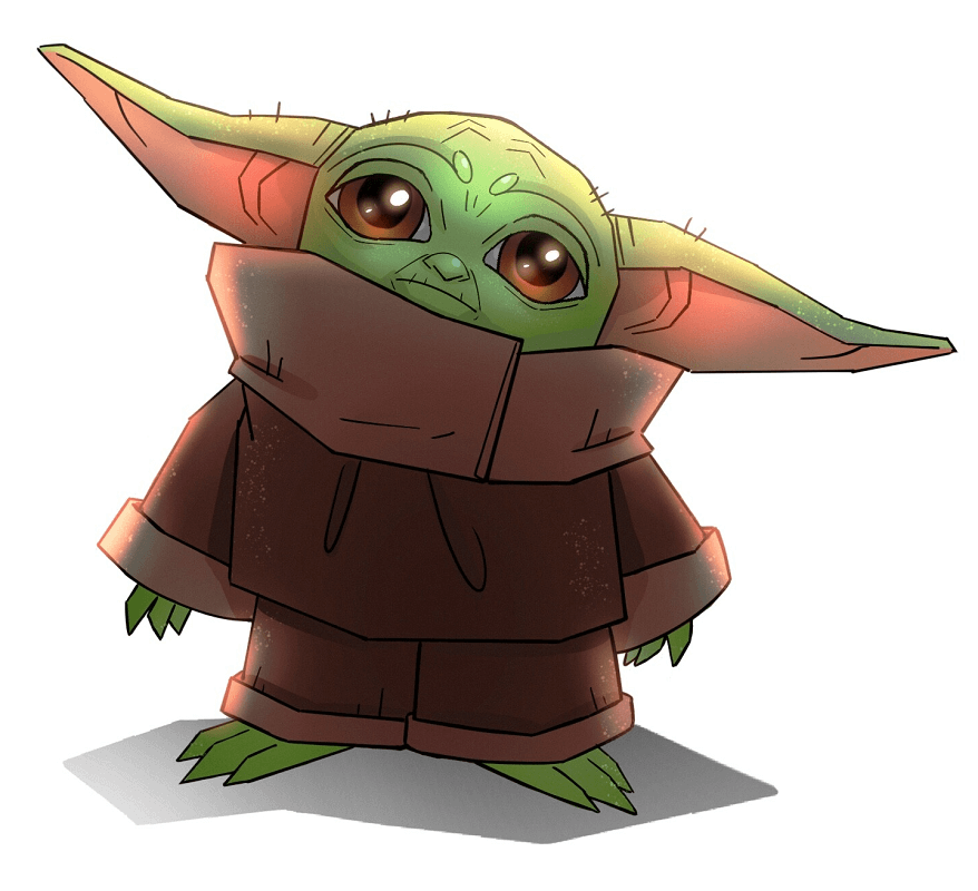 Cute Baby Yoda Drawings Wallpapers Wallpapers