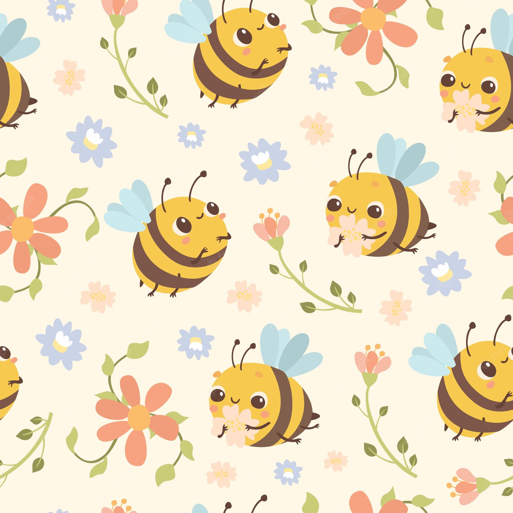 Cute Bee Desktop Wallpapers