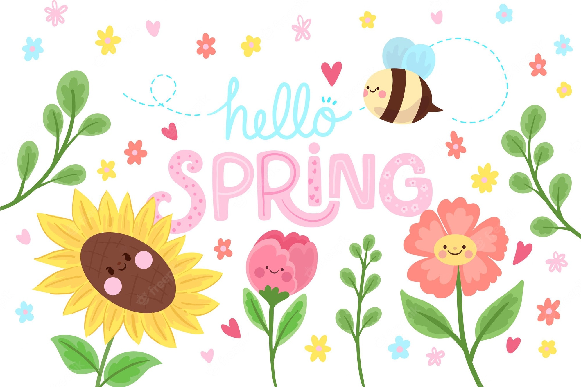 Cute Bee Desktop Wallpapers