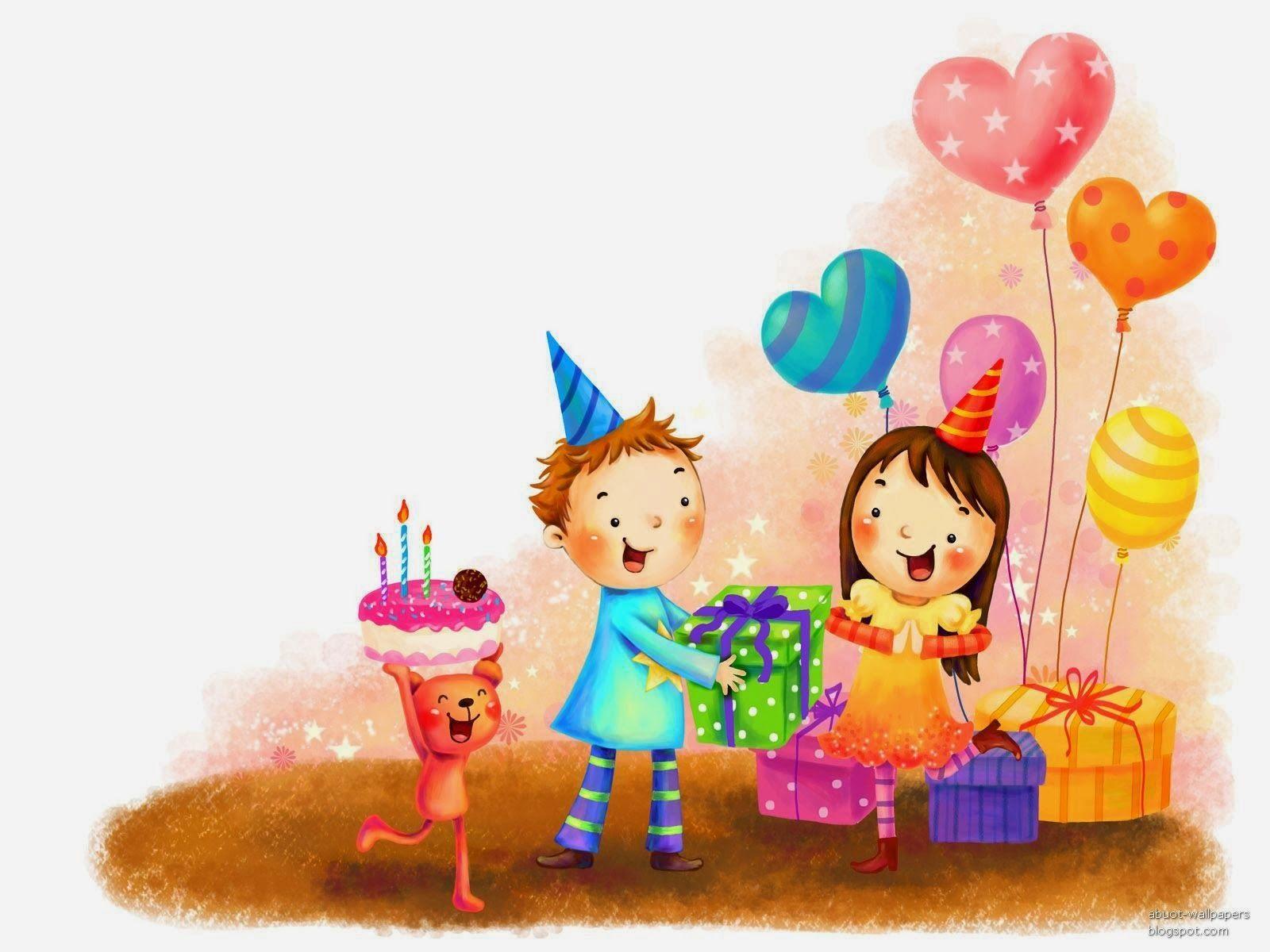 Cute Birthday Cartoon Wallpapers