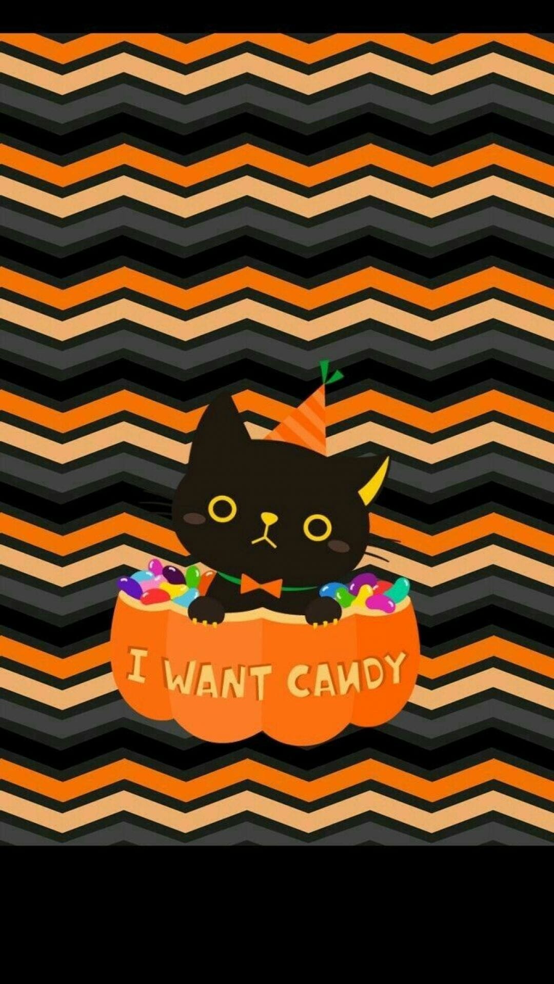 Cute Black Cat Halloween Wallpapers