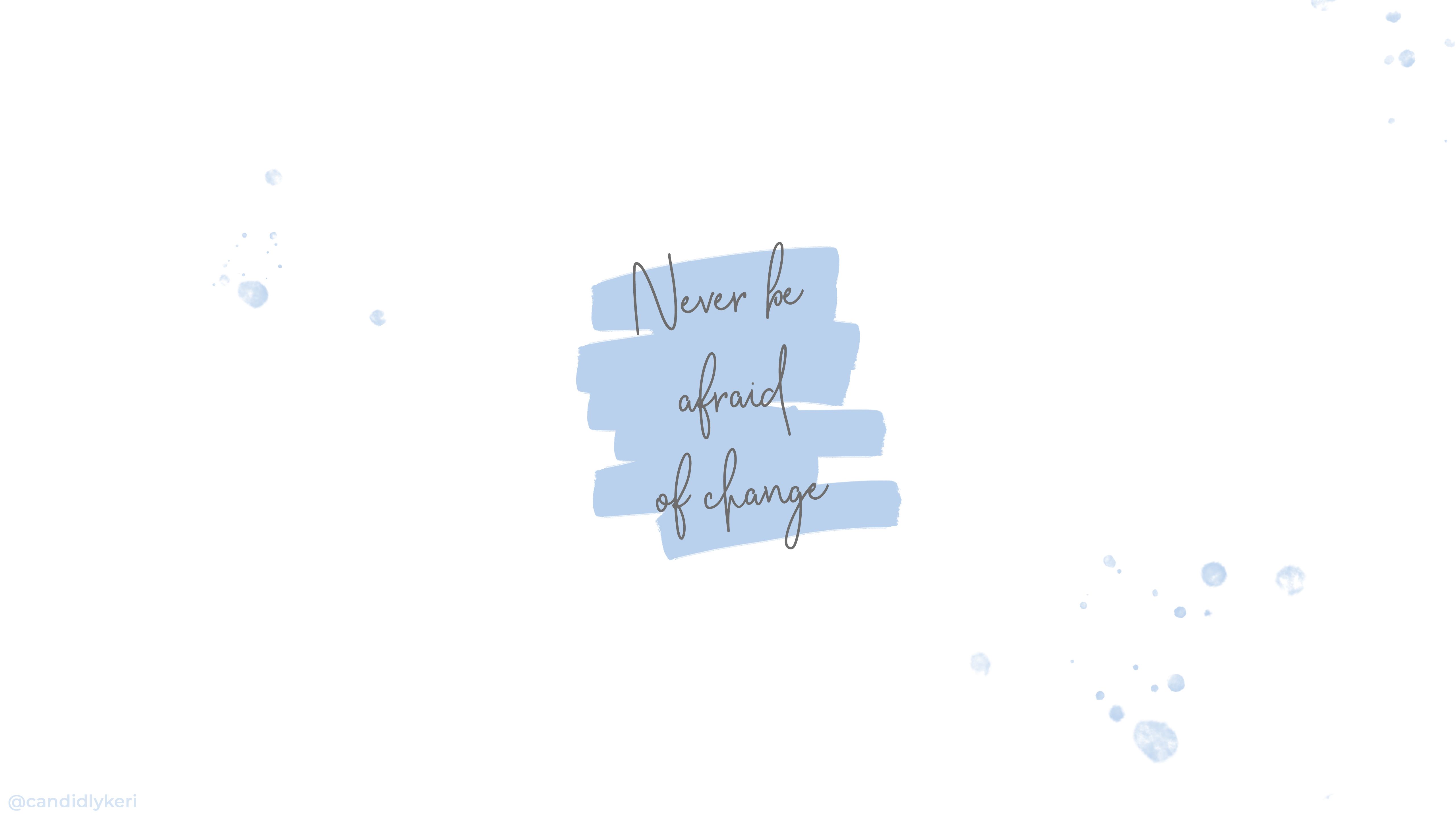 Cute Blue Aesthetic Quote Wallpapers Wallpapers