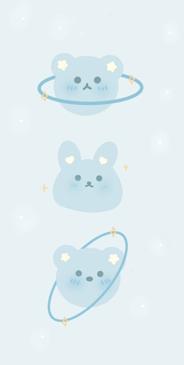 Cute Blue Kawaii Wallpapers