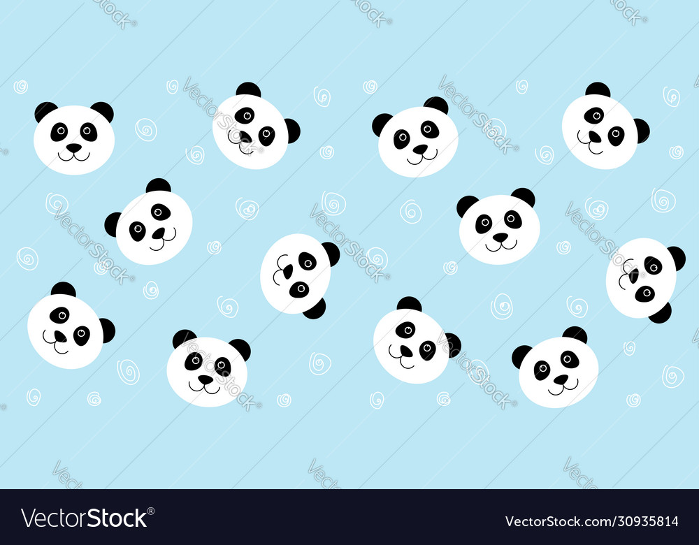 Cute Blue Panda Wallpapers