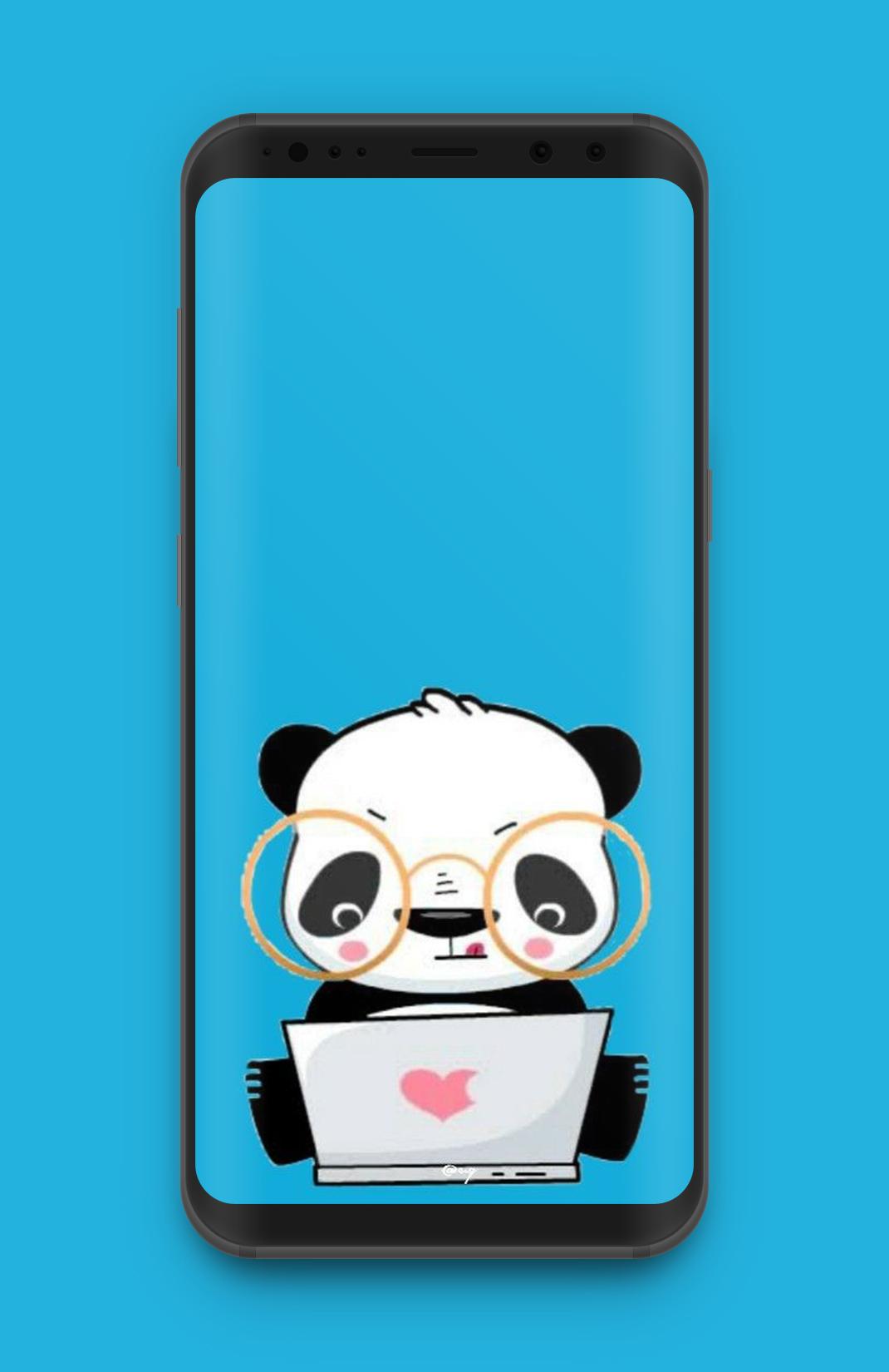 Cute Blue Panda Wallpapers