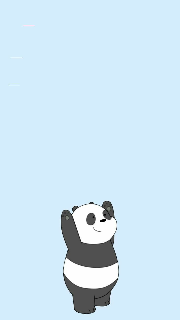 Cute Blue Panda Wallpapers