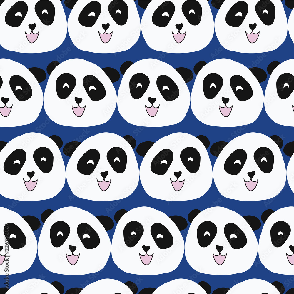 Cute Blue Panda Wallpapers