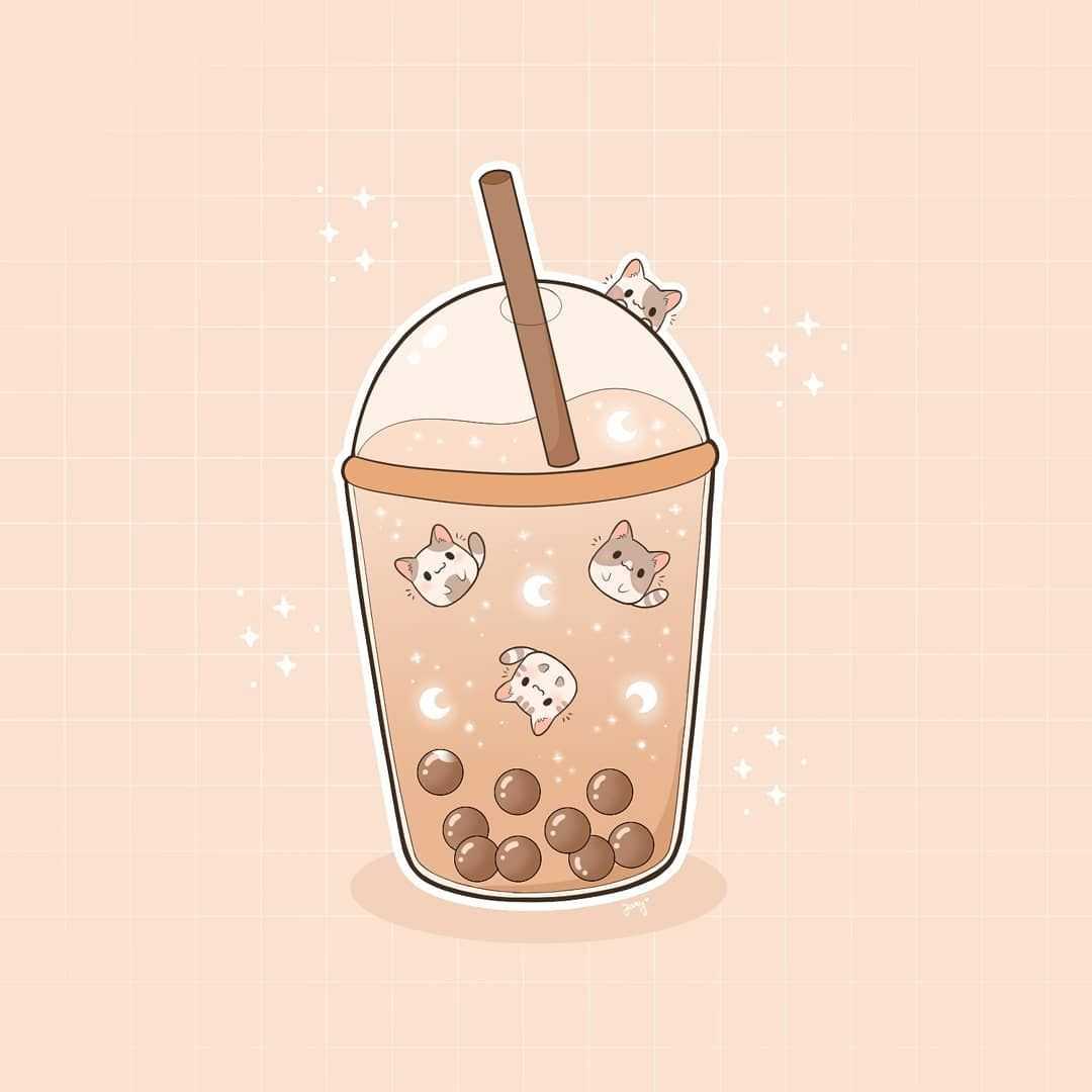 Cute Boba Tea Wallpapers