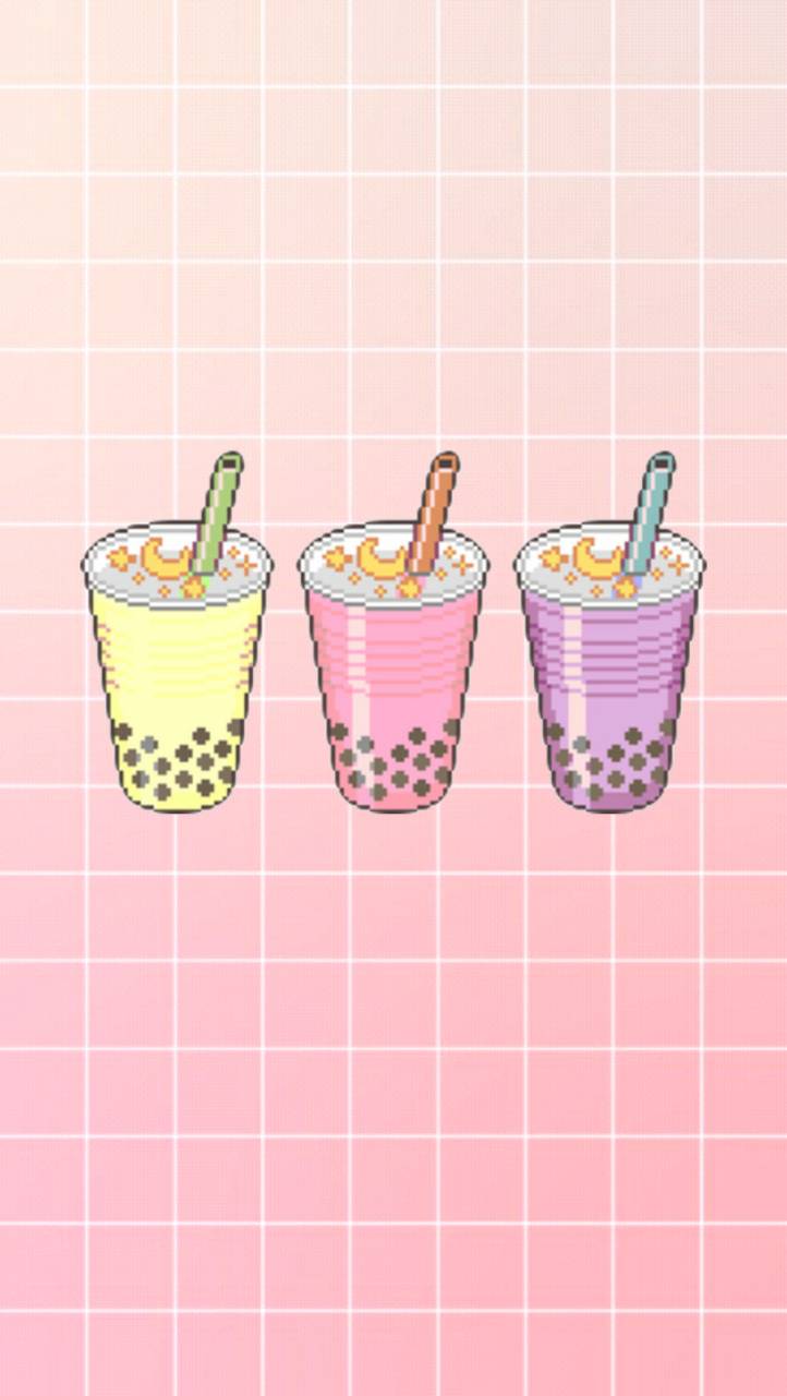 Cute Boba Tea Wallpapers Wallpapers