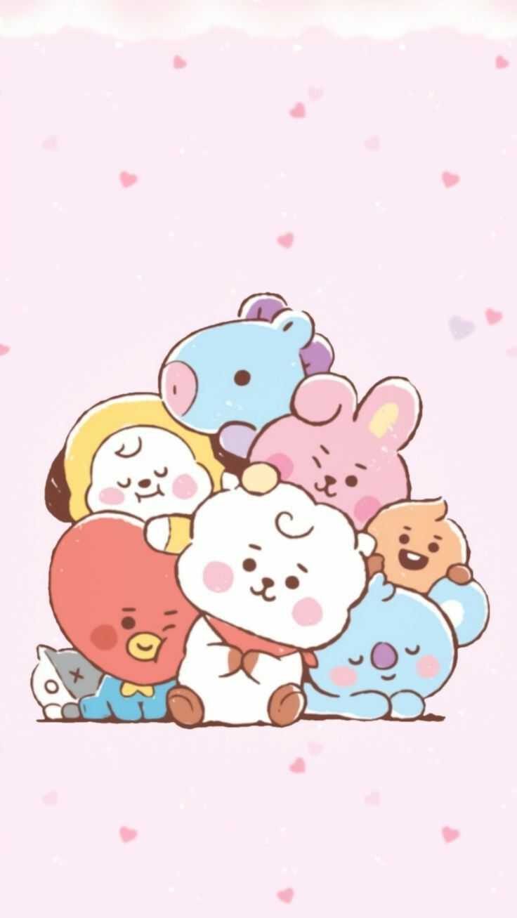 Cute Bt21 Wallpapers