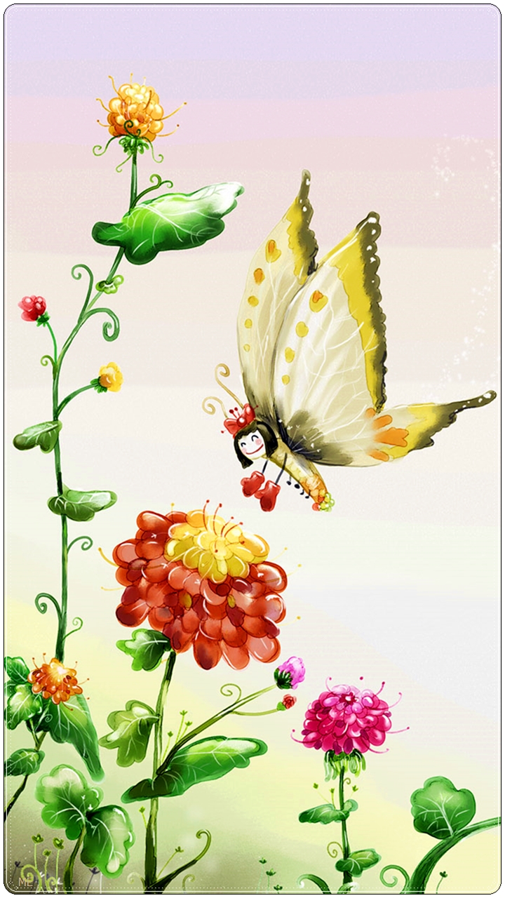 Cute Butterfly Wallpapers For Mobile Phones Wallpapers