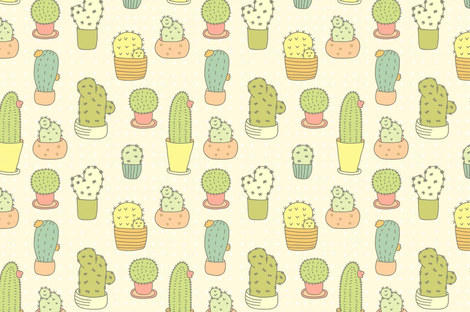 Cute Cactus Desktop Wallpapers
