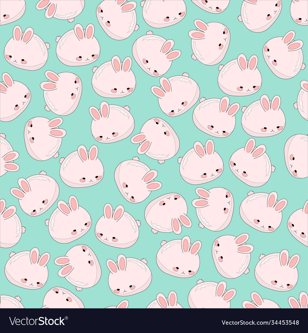 Cute Cartoon Bunny Background