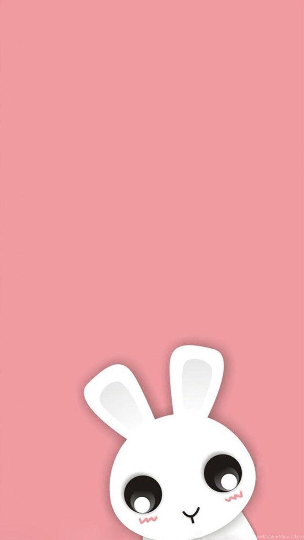 Cute Cartoon Bunny Background