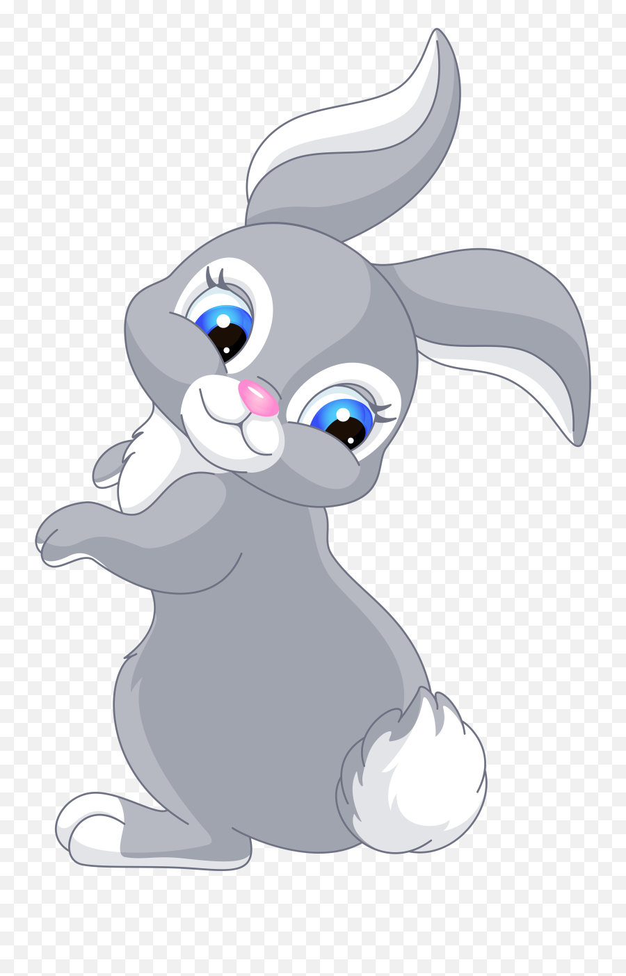 Cute Cartoon Bunny Background