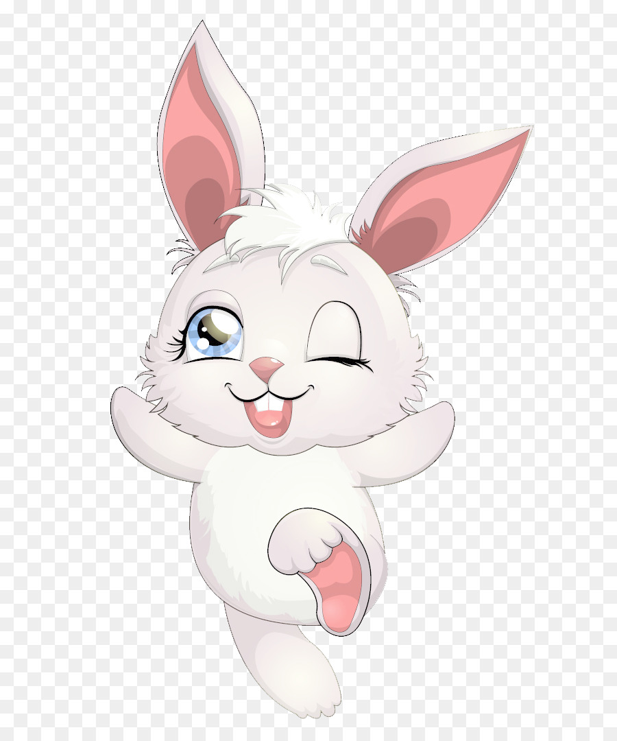 Cute Cartoon Bunny Background