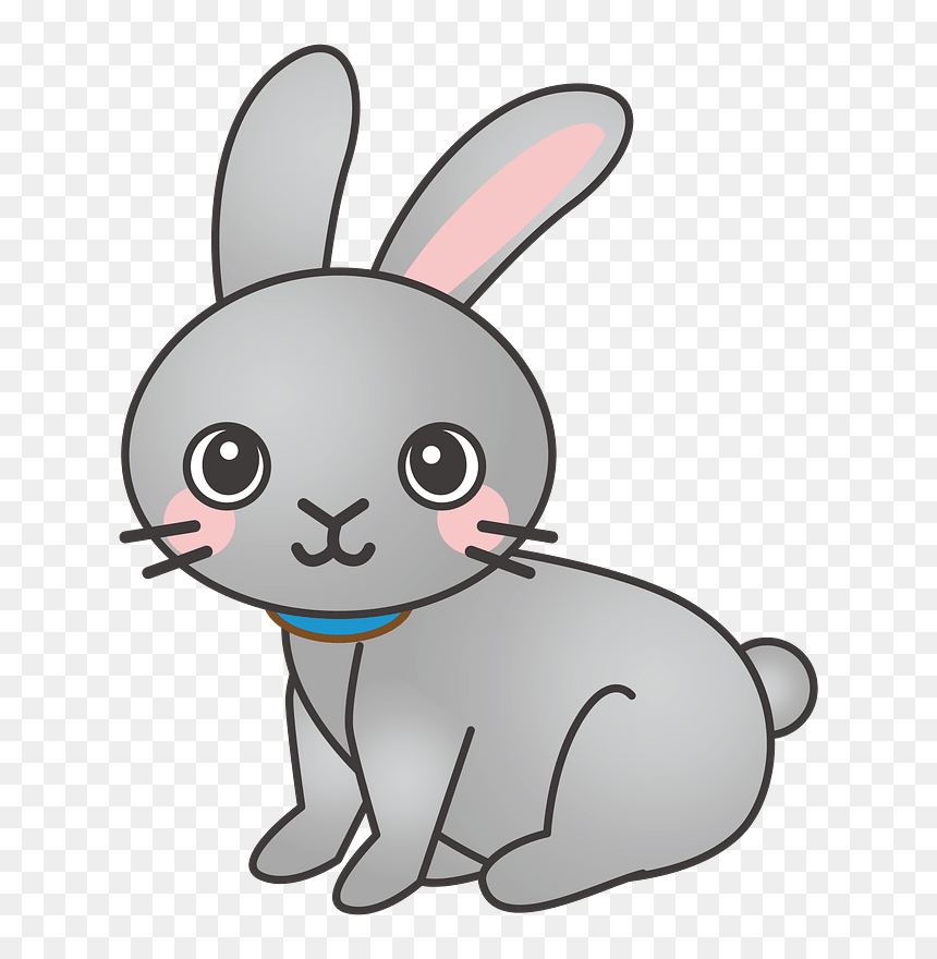 Cute Cartoon Bunny Background