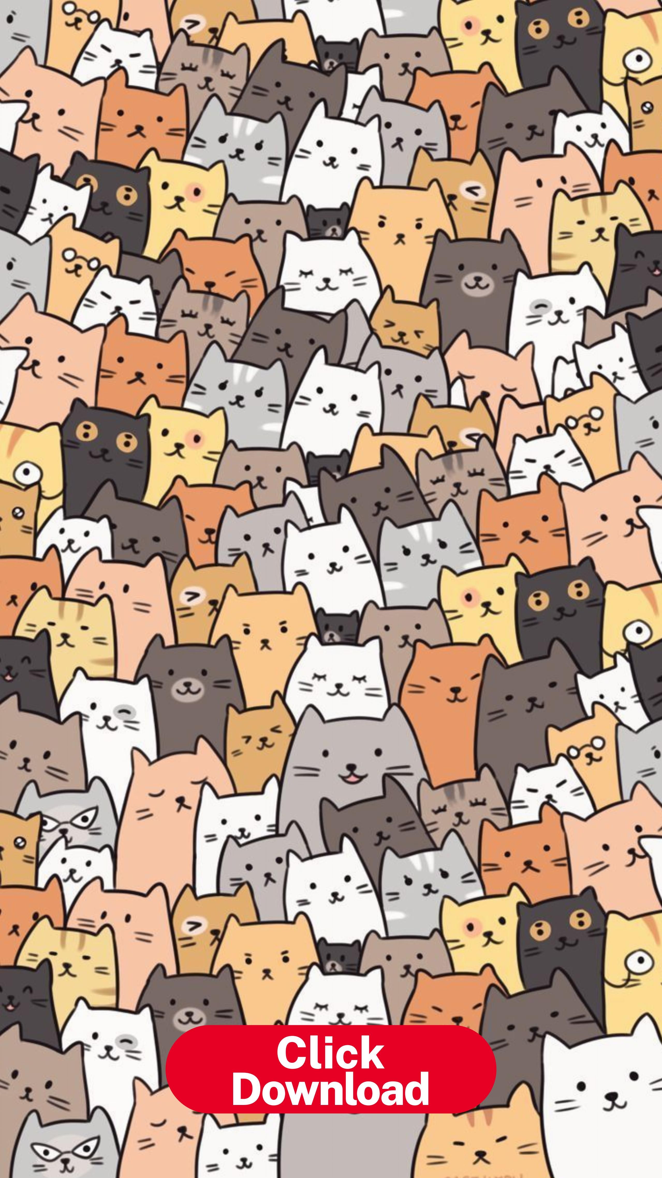 Cute Cartoon Cat Wallpapers