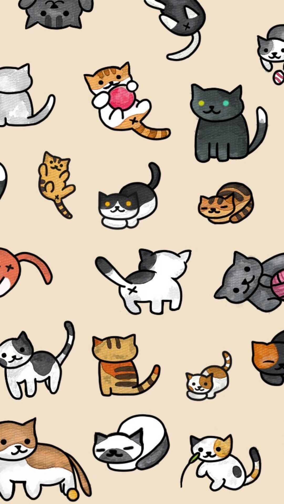 Cute Cartoon Cat Wallpapers Wallpapers